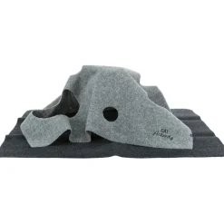 TRIXIE Cat Activity Adventure Carpet, Polyester/TPR | 99 x 99 cm