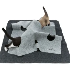 TRIXIE Cat Activity Adventure Carpet, Polyester/TPR | 99 x 99 cm