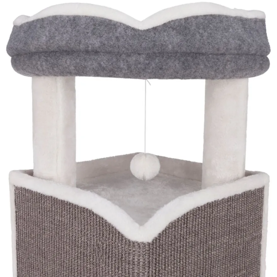 TRIXIE Cat Tower Arma, grau/weiß | 98 cm