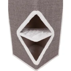 TRIXIE Cat Tower Arma, grau/weiß | 98 cm