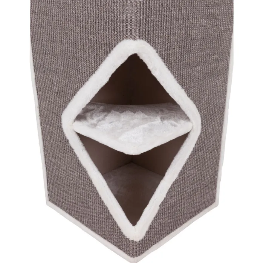 TRIXIE Cat Tower Arma, grau/weiß | 98 cm
