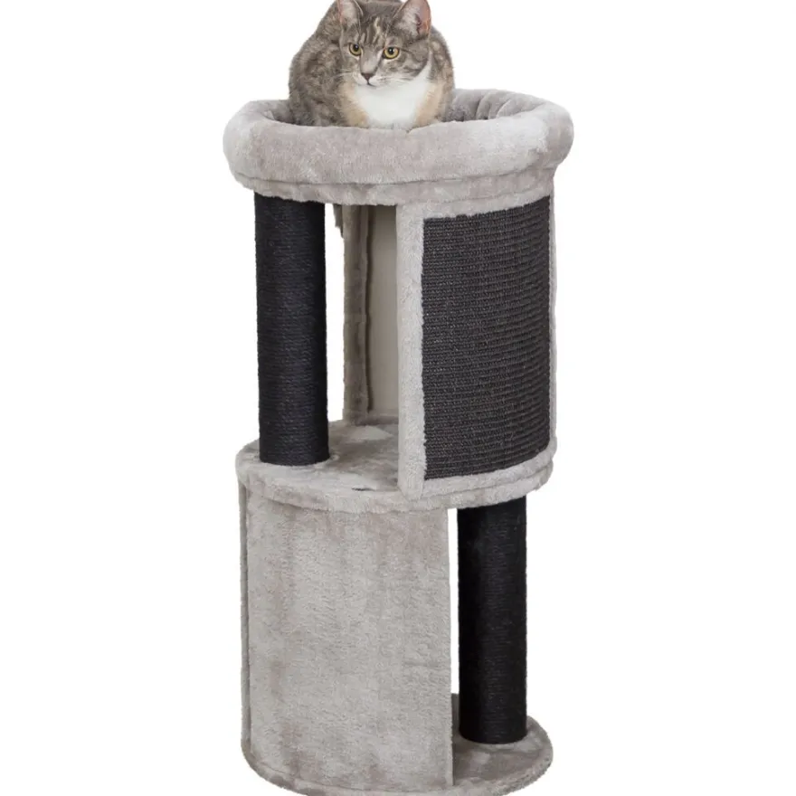 TRIXIE Cat Tower Giorgia, grau | ø 38 x 82 cm
