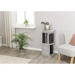 TRIXIE Cat Tower Giorgia, grau | ø 38 x 82 cm