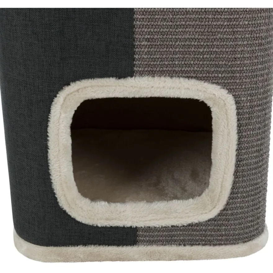 TRIXIE Cat Tower Jorge, anthrazit/lichtgrau/grau | 78 cm