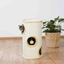 TRIXIE Cat Tower Samuel, natur/beige | 70 cm