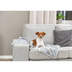 TRIXIE Decke Jimmy Soft, hellgrau | 150 × 100 cm