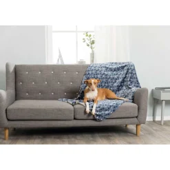 TRIXIE Decke Tammy, blau/beige | 150 × 100 cm