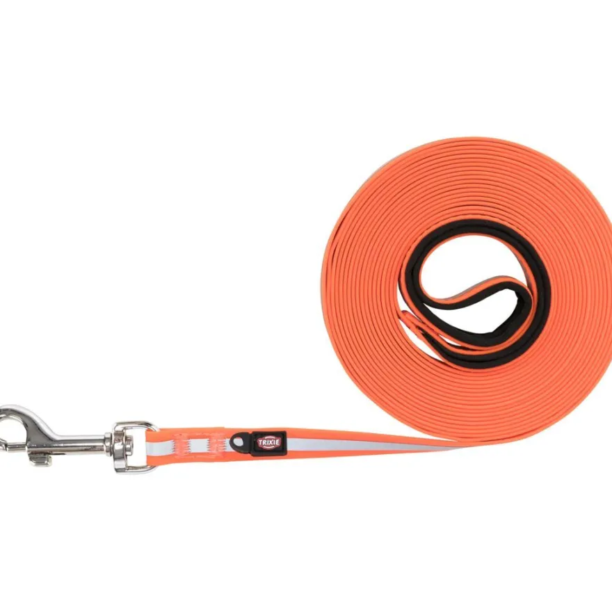 TRIXIE Easy Life Schleppleine, reflektierend, orange, 10m | M-XL