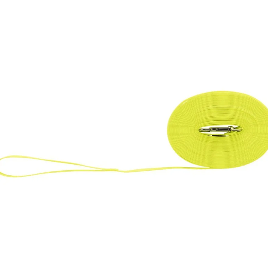 TRIXIE Easy Life Schleppleine, neongelb, 10m | M–L: 10 m/13 mm