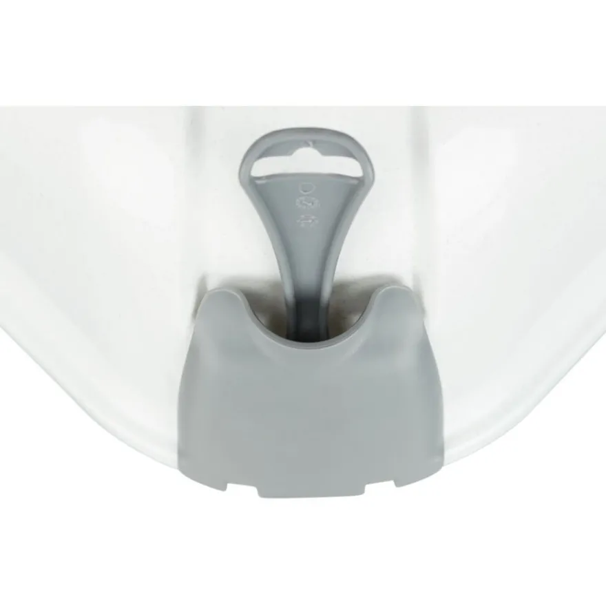 TRIXIE Ecktoilette Maro, mit Haube, hellgrau/granit | 60 x 43 x 52 cm