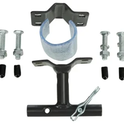 TRIXIE Ersatzhalter für Sattelstange für Biker-Set Fahrradhalterung für Hunde, grafit