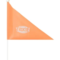 TRIXIE Fahrrad-Anhänger, grau/salbei | M: 50 x 72 x 87/138 cm