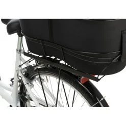 TRIXIE Fahrradkorb Long für Gepäckträger, EVA, schwarz | 29 x 49 x 60 cm
