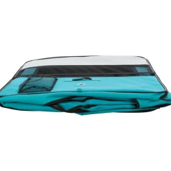 TRIXIE Freilauf mit Netz/Boden, Zwergkaninchen, Polyester, türkis/hellgrau | ø 150 x 65 cm