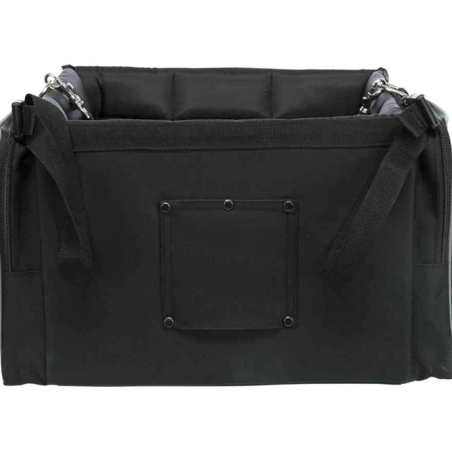 TRIXIE Front-Box für Fahrräder, schwarz/grau | 41 x 26 x 26 cm