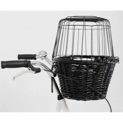 TRIXIE Front-Fahrradkorb, schwarz | 50 x 41 x 35 cm