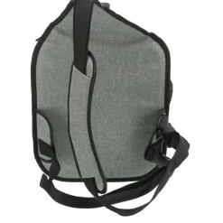 TRIXIE Fronttasche Savina, schwarz/grau | 30 x 33 x 26 cm