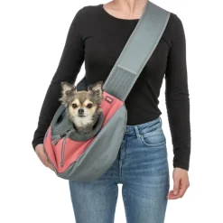 TRIXIE Fronttasche Sling, rosa | 50 × 25 × 18 cm