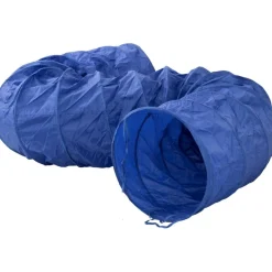 TRIXIE Fun Agility Basic Tunnel, blau, 5m | ø 60 cm
