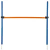 TRIXIE Fun Agility Hürde, blau/orange | 113 × 110 cm, ø 3 cm
