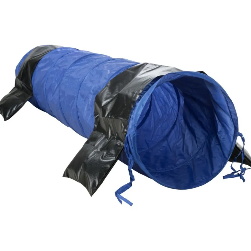 TRIXIE Fun Agility Mini Tunnel, blau, 2m | ø 40 cm