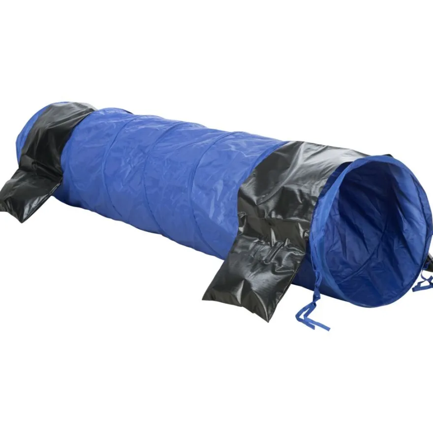 TRIXIE Fun Agility Mini Tunnel, blau, 2m | ø 40 cm