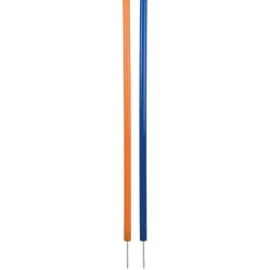 TRIXIE Fun Agility Slalom, Kunststoff, blau/orange, 12 Stück | ø 3 x 115 cm