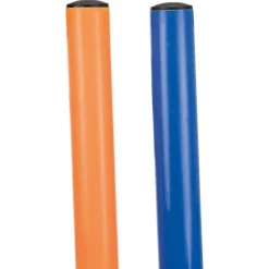 TRIXIE Fun Agility Slalom, Kunststoff, blau/orange, 12 Stück | ø 3 x 115 cm