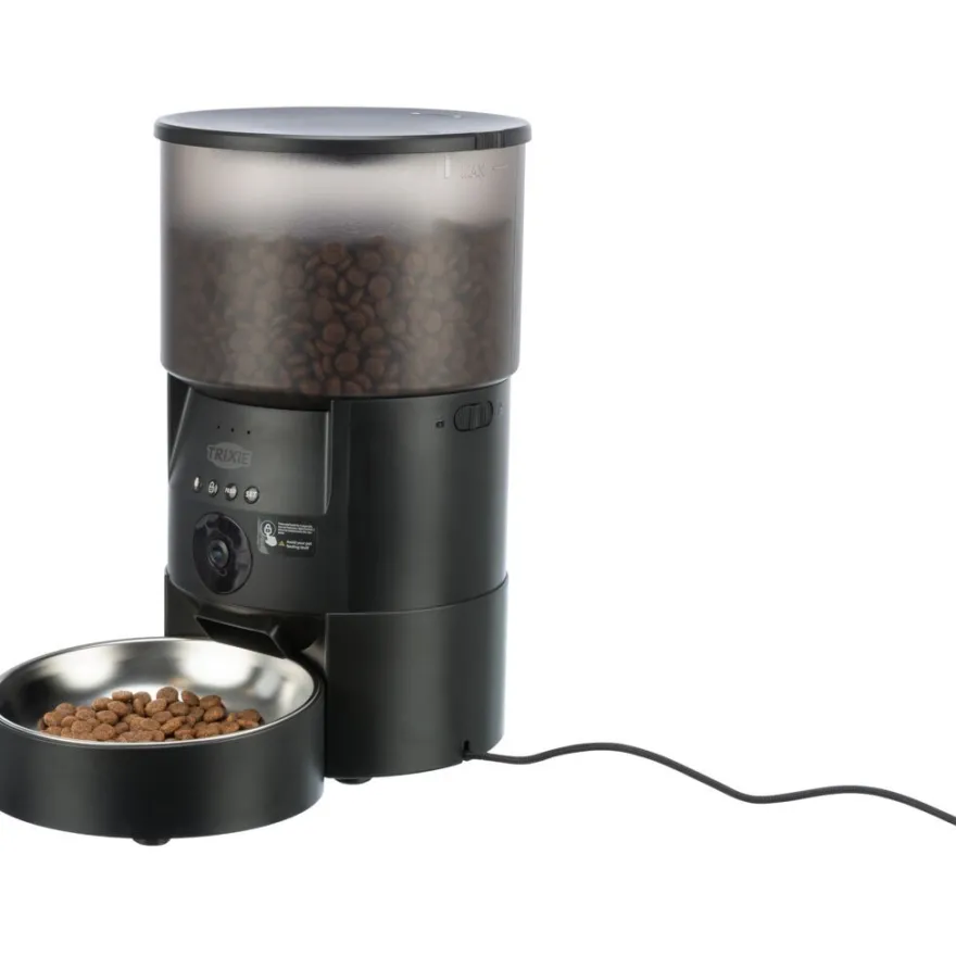 TRIXIE Futterautomat TX-C Smart 3.0L, schwarz | 3 l/18 × 31 × 18 cm