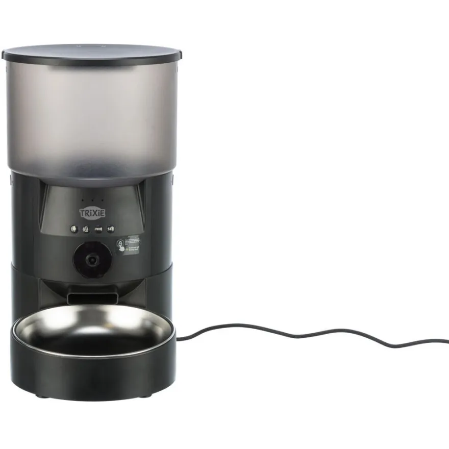 TRIXIE Futterautomat TX-C Smart 3.0L, schwarz | 3 l/18 × 31 × 18 cm