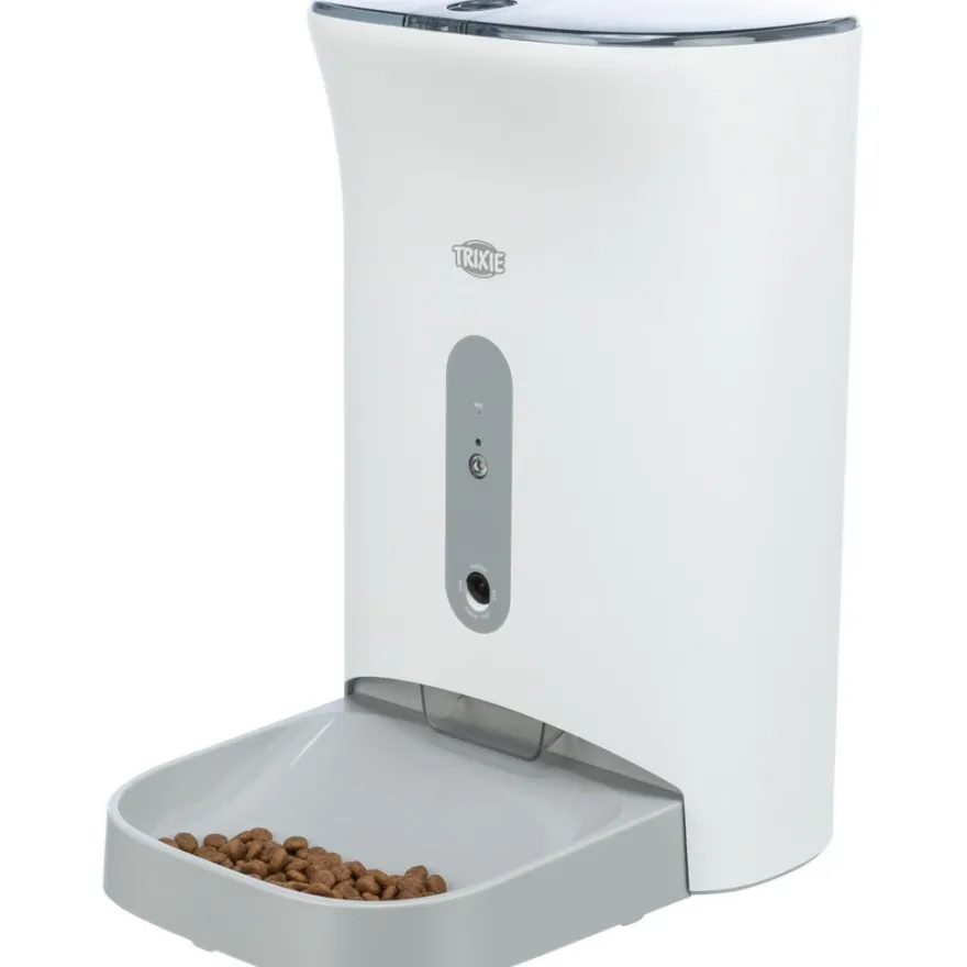 TRIXIE Futterautomat TX8 Smart 2.0, weiß/grau | 4.5 l