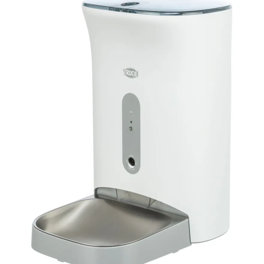 TRIXIE Futterautomat TX8 Smart 2.0, weiß/grau | 4.5 l
