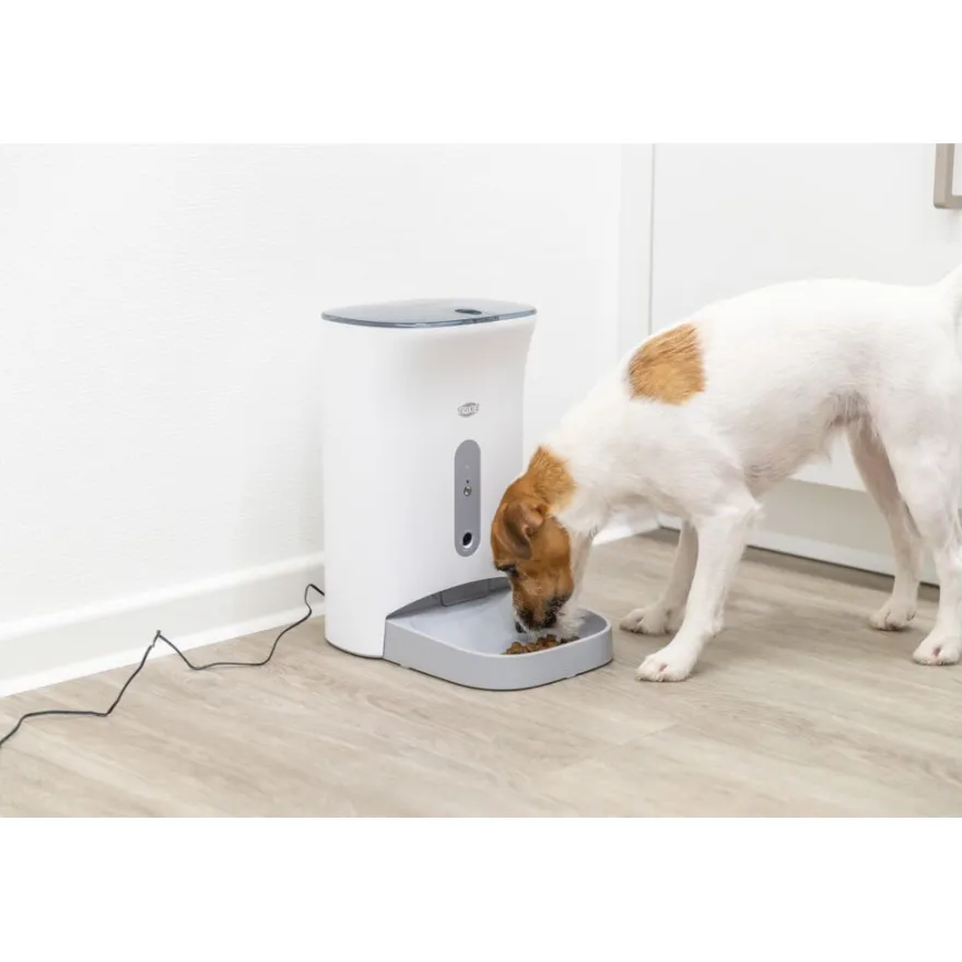 TRIXIE Futterautomat TX8 Smart 2.0, weiß/grau | 4.5 l