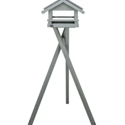 TRIXIE Futterhaus, grau | 41 × 27 × 32 cm/1,27 m