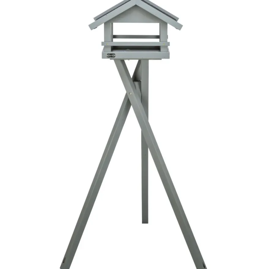 TRIXIE Futterhaus, grau | 41 × 27 × 32 cm/1,27 m