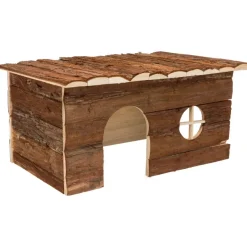 TRIXIE Haus Jerrik, Kaninchen, Rindenholz | 50 x 25 x 33 cm