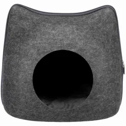 TRIXIE Höhle Cat, Filz, anthrazit | 38 x 35 x 37 cm