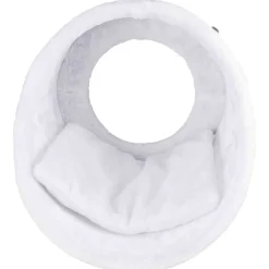 TRIXIE Höhle für Heizkörper, Kurzhaarplüsch/Möbelstoff, weiß/grau | ø 38 x 34 cm
