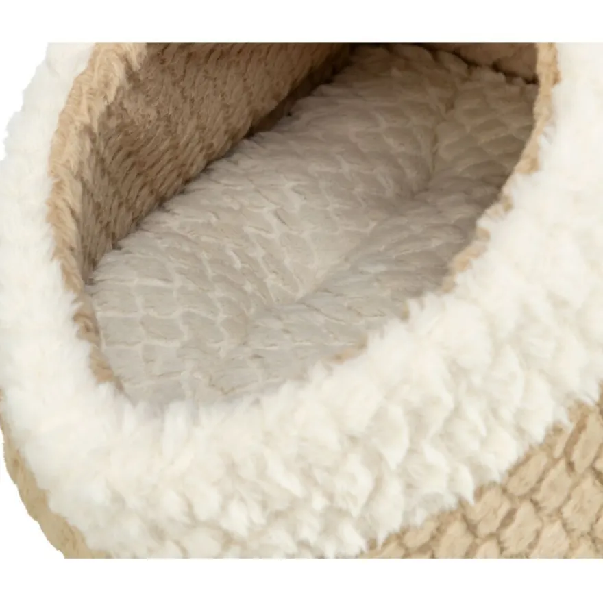 TRIXIE Höhle Kaline Mio, braun/creme | 35 × 26 × 41 cm
