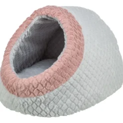 TRIXIE Höhle Kaline Mio, grau/altrosa | 35 × 26 × 41 cm