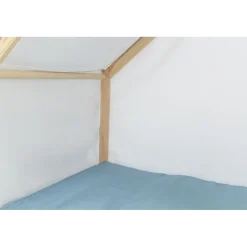 TRIXIE Höhle Lias mit Holzgestell, sand/blau | 88 x 89 x 61 cm