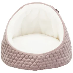TRIXIE Höhle Livia, altrosa/creme | ø 45 x 33 cm
