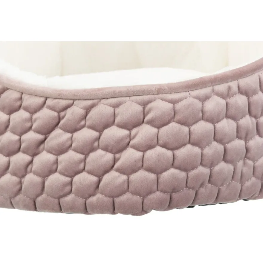 TRIXIE Höhle Livia, altrosa/creme | ø 45 x 33 cm