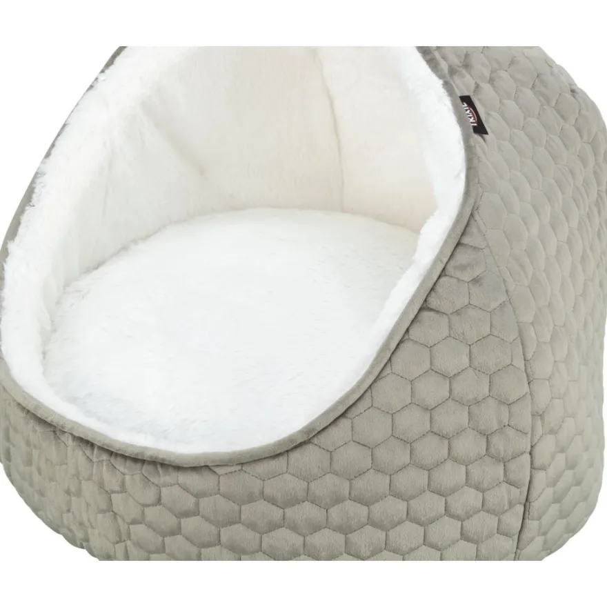 TRIXIE Höhle Livia, taupe/creme | ø 45 x 33 cm