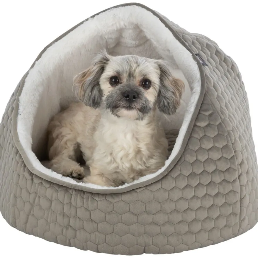 TRIXIE Höhle Livia, taupe/creme | ø 45 x 33 cm