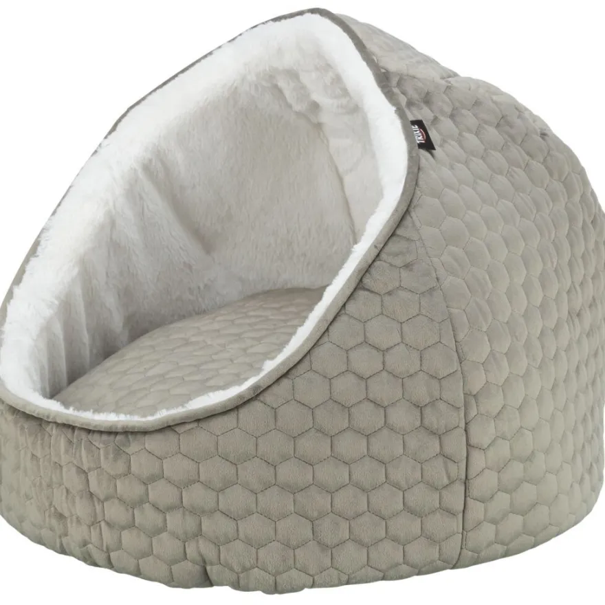TRIXIE Höhle Livia, taupe/creme | ø 45 x 33 cm