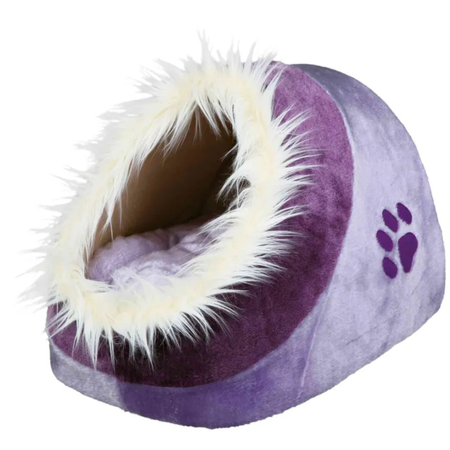 TRIXIE Höhle Minou, rosa/grau | 35 × 26 × 41 cm