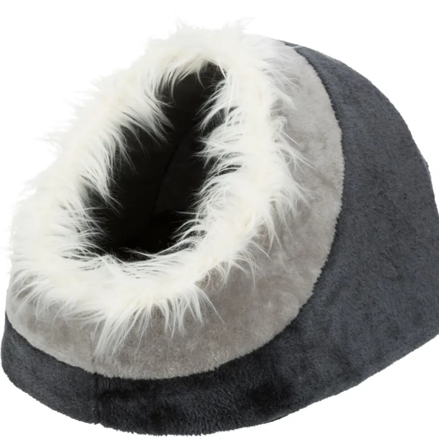 TRIXIE Höhle Minou, rosa/grau | 35 × 26 × 41 cm