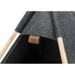 TRIXIE Höhle Tipi, Filz, anthrazit | 55 x 65 x 55 cm