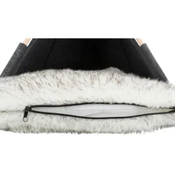 TRIXIE Höhle Tipi, Filz, anthrazit | 55 x 65 x 55 cm